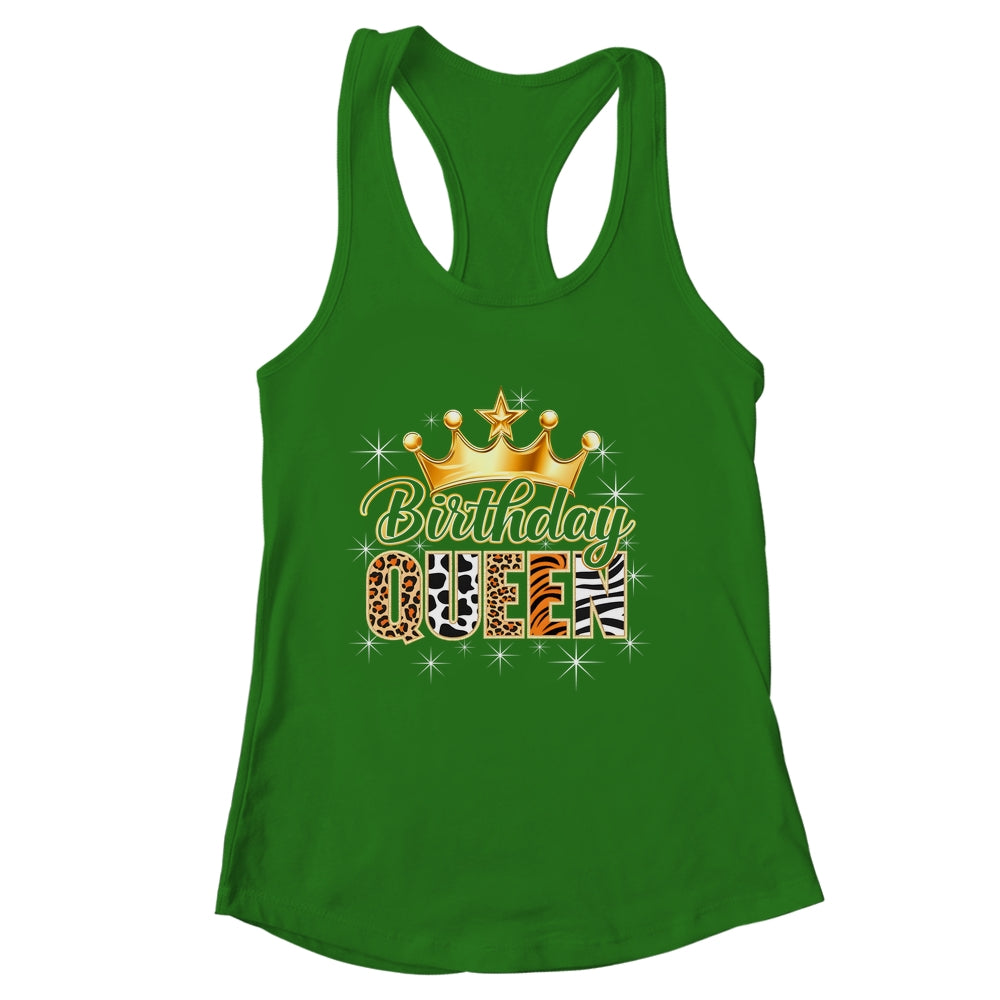 Birthday Queen Crown African American Afro Girls Women Party Shirt & Tank Top | siriusteestore