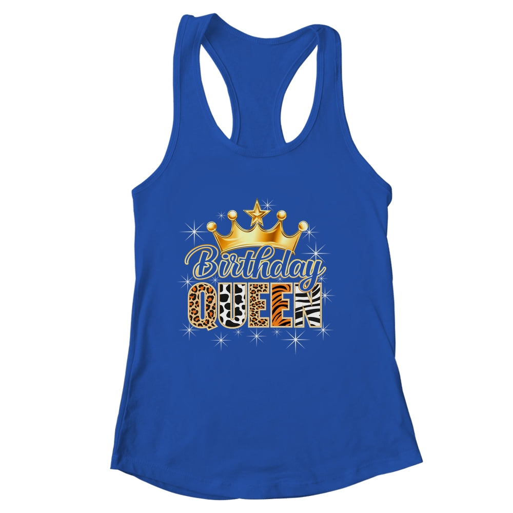 Birthday Queen Crown African American Afro Girls Women Party Shirt & Tank Top | siriusteestore