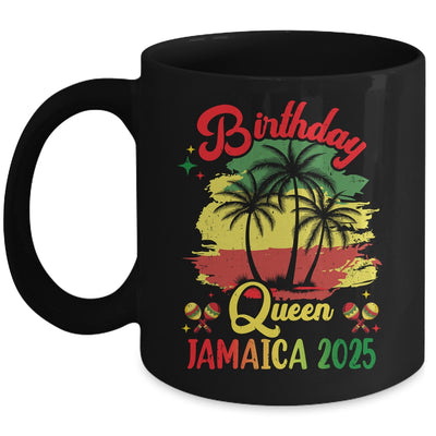 Birthday Queen Jamaica 2025 30th 50th Party Vacation Mug | siriusteestore