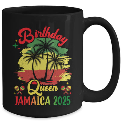 Birthday Queen Jamaica 2025 30th 50th Party Vacation Mug | siriusteestore