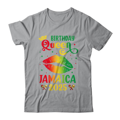 Birthday Queen Jamaica 2025 Girls Trip Party Jamaican Lips Shirt & Tank Top | siriusteestore