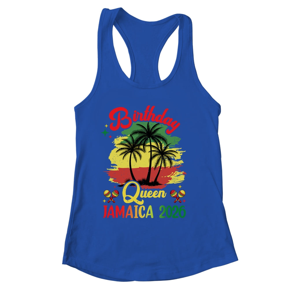 Birthday Queen Jamaica 2026 30th 50th Party Vacation Shirt & Tank Top | siriusteestore