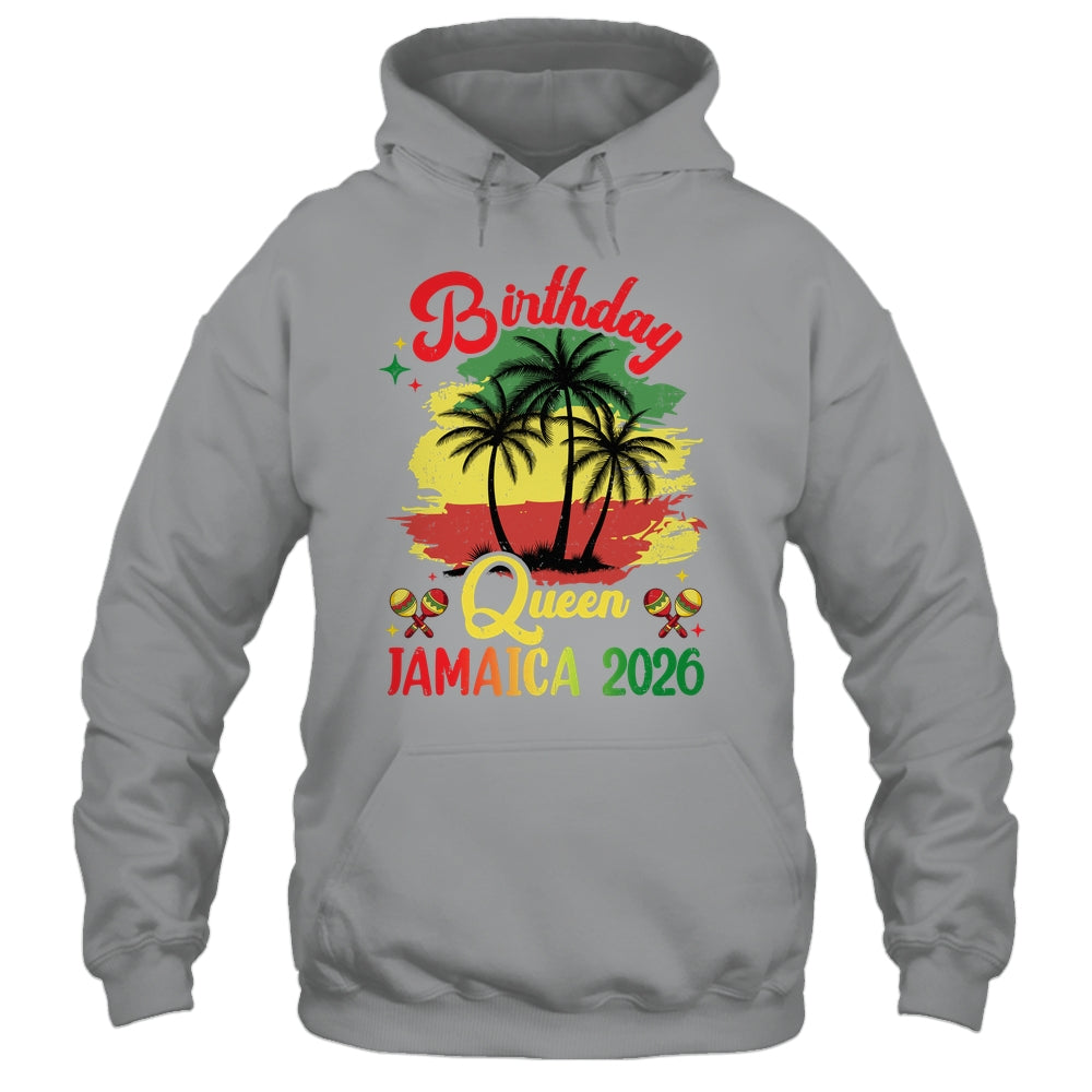 Birthday Queen Jamaica 2026 30th 50th Party Vacation Shirt & Tank Top | siriusteestore