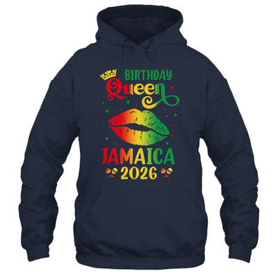 Birthday Queen Jamaica 2026 Girls Trip Party Jamaican Lips Shirt & Tank Top | siriusteestore