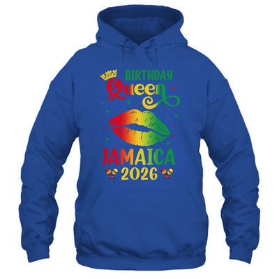 Birthday Queen Jamaica 2026 Girls Trip Party Jamaican Lips Shirt & Tank Top | siriusteestore