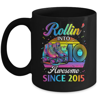 Birthday Roller Skating 10th Girl Rollin Into 10 Skate Party Mug | siriusteestore