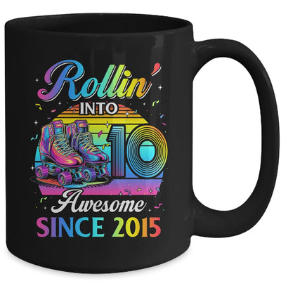 Birthday Roller Skating 10th Girl Rollin Into 10 Skate Party Mug | siriusteestore