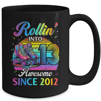 Birthday Roller Skating 13th Girl Rollin Into 13 Skate Party Mug | siriusteestore
