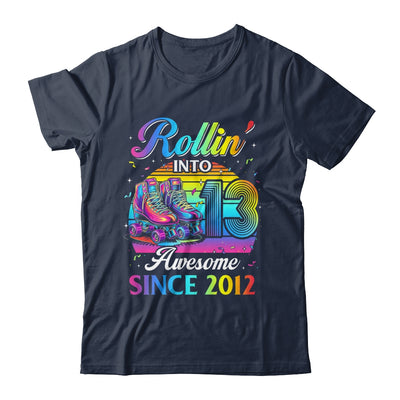 Birthday Roller Skating 13th Girl Rollin Into 13 Skate Party Shirt & Hoodie | siriusteestore