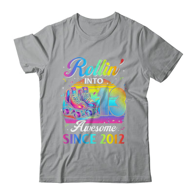 Birthday Roller Skating 13th Girl Rollin Into 13 Skate Party Shirt & Hoodie | siriusteestore