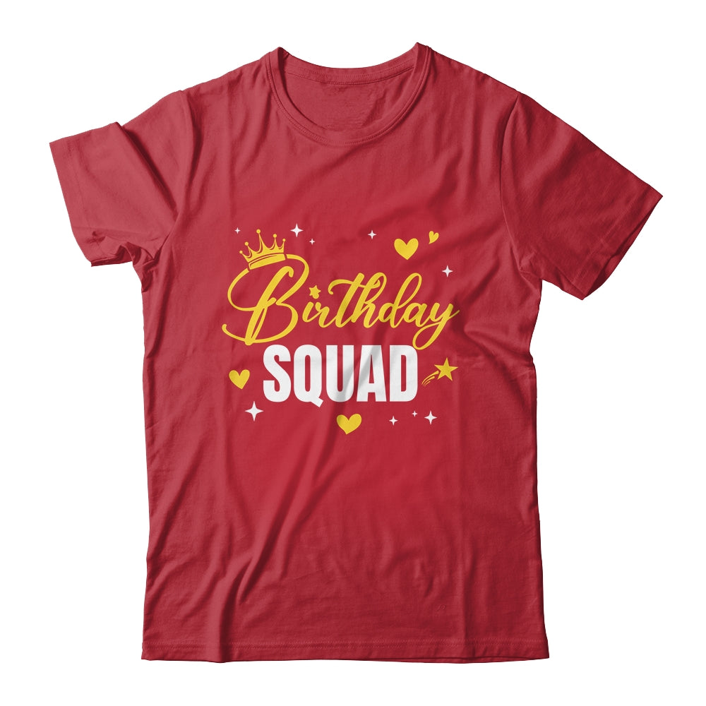 Birthday Squad Birthday Party Funny For Men Women Girl Kids Shirt & Tank Top | siriusteestore