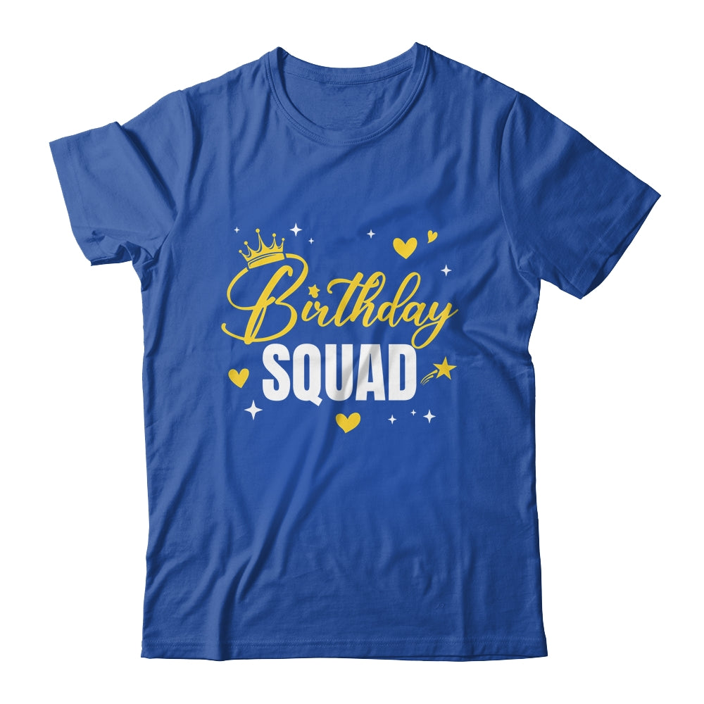 Birthday Squad Birthday Party Funny For Men Women Girl Kids Shirt & Tank Top | siriusteestore