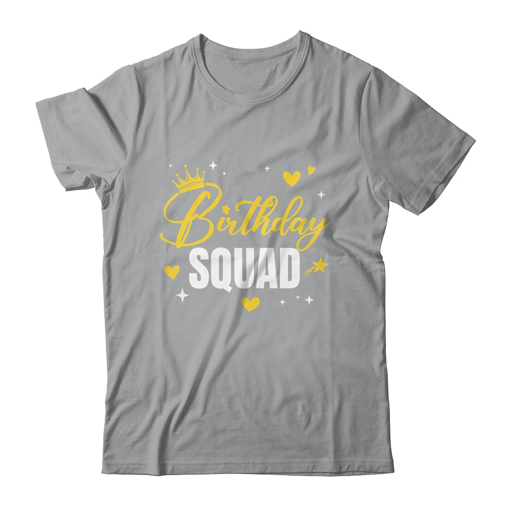 Birthday Squad Birthday Party Funny For Men Women Girl Kids Shirt & Tank Top | siriusteestore