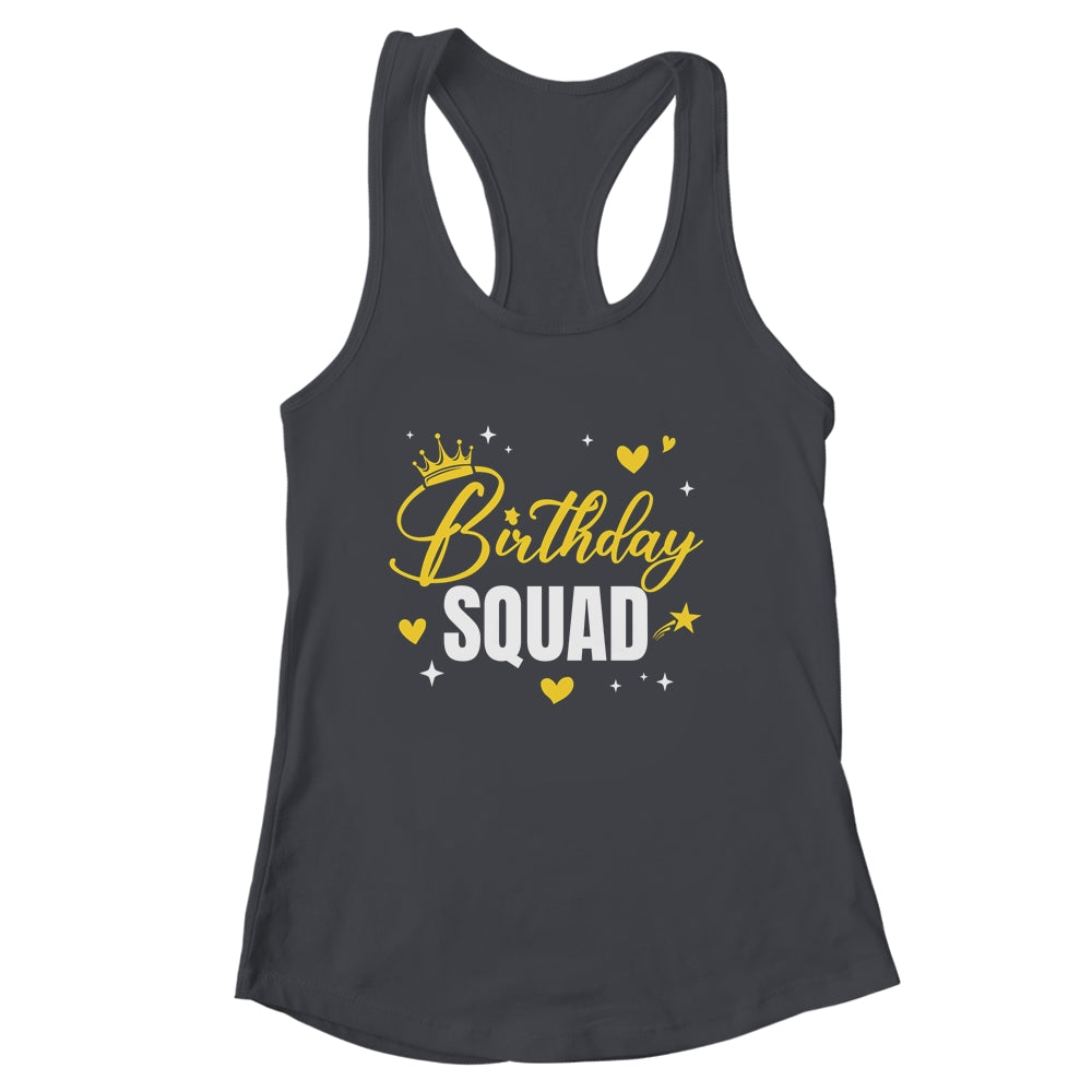 Birthday Squad Birthday Party Funny For Men Women Girl Kids Shirt & Tank Top | siriusteestore