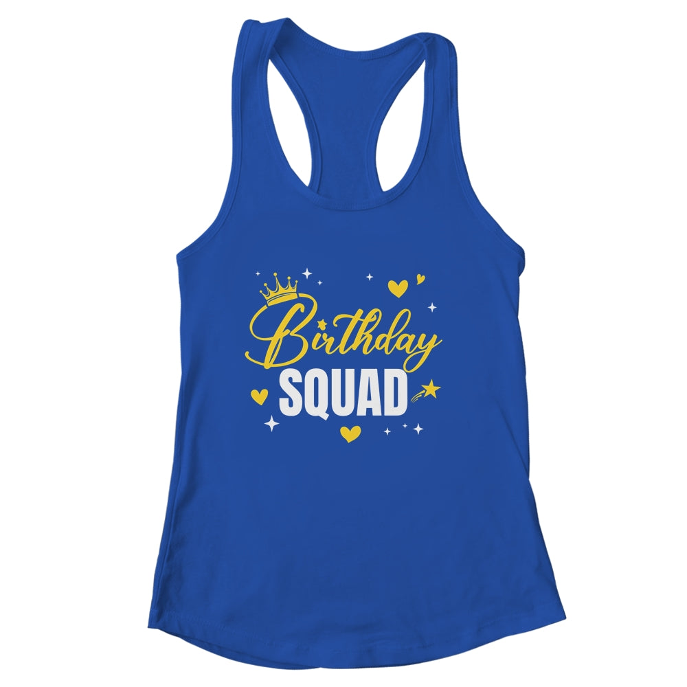 Birthday Squad Birthday Party Funny For Men Women Girl Kids Shirt & Tank Top | siriusteestore