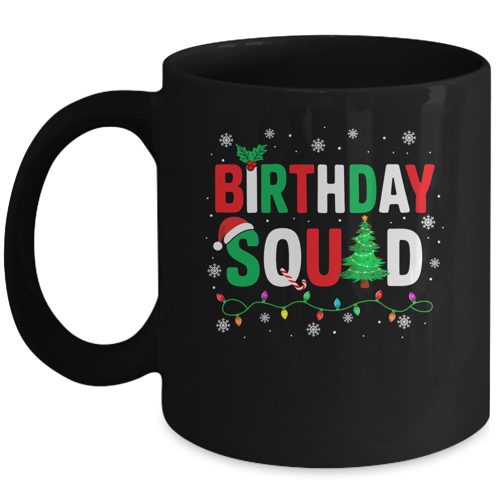 Birthday Squad Christmas Theme Family Matching Xmas Kids Mug | siriusteestore