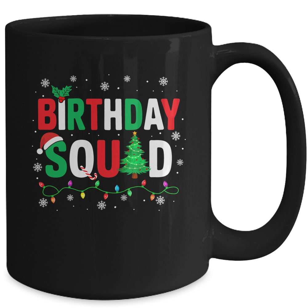 Birthday Squad Christmas Theme Family Matching Xmas Kids Mug | siriusteestore