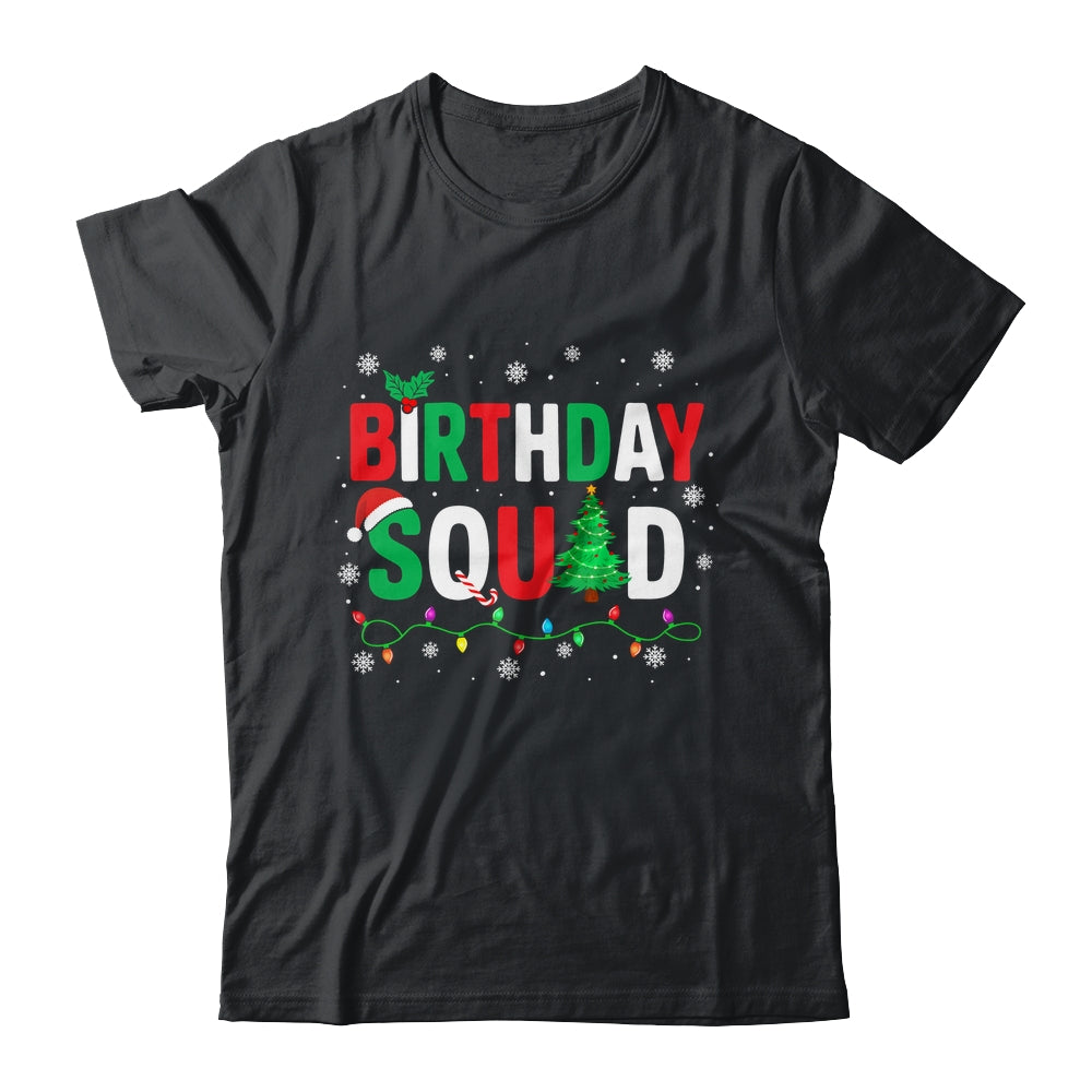 Birthday Squad Christmas Theme Family Matching Xmas Kids Shirt & Sweatshirt | siriusteestore