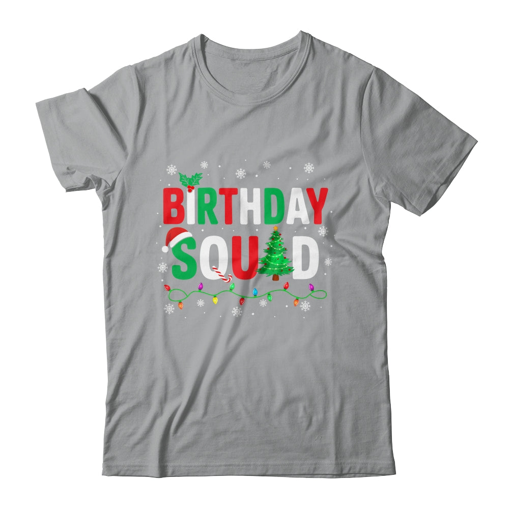 Birthday Squad Christmas Theme Family Matching Xmas Kids Shirt & Sweatshirt | siriusteestore