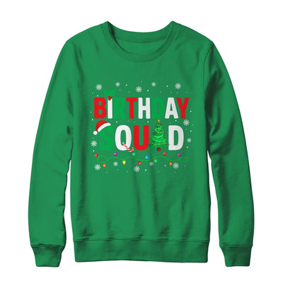 Birthday Squad Christmas Theme Family Matching Xmas Kids Shirt & Sweatshirt | siriusteestore