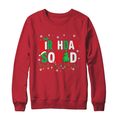Birthday Squad Christmas Theme Family Matching Xmas Kids Shirt & Sweatshirt | siriusteestore
