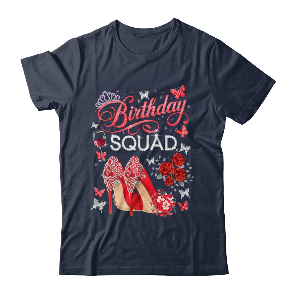 Birthday Squad Diva Squad Crown Hearts High Heel Women Shirt & Tank Top | siriusteestore