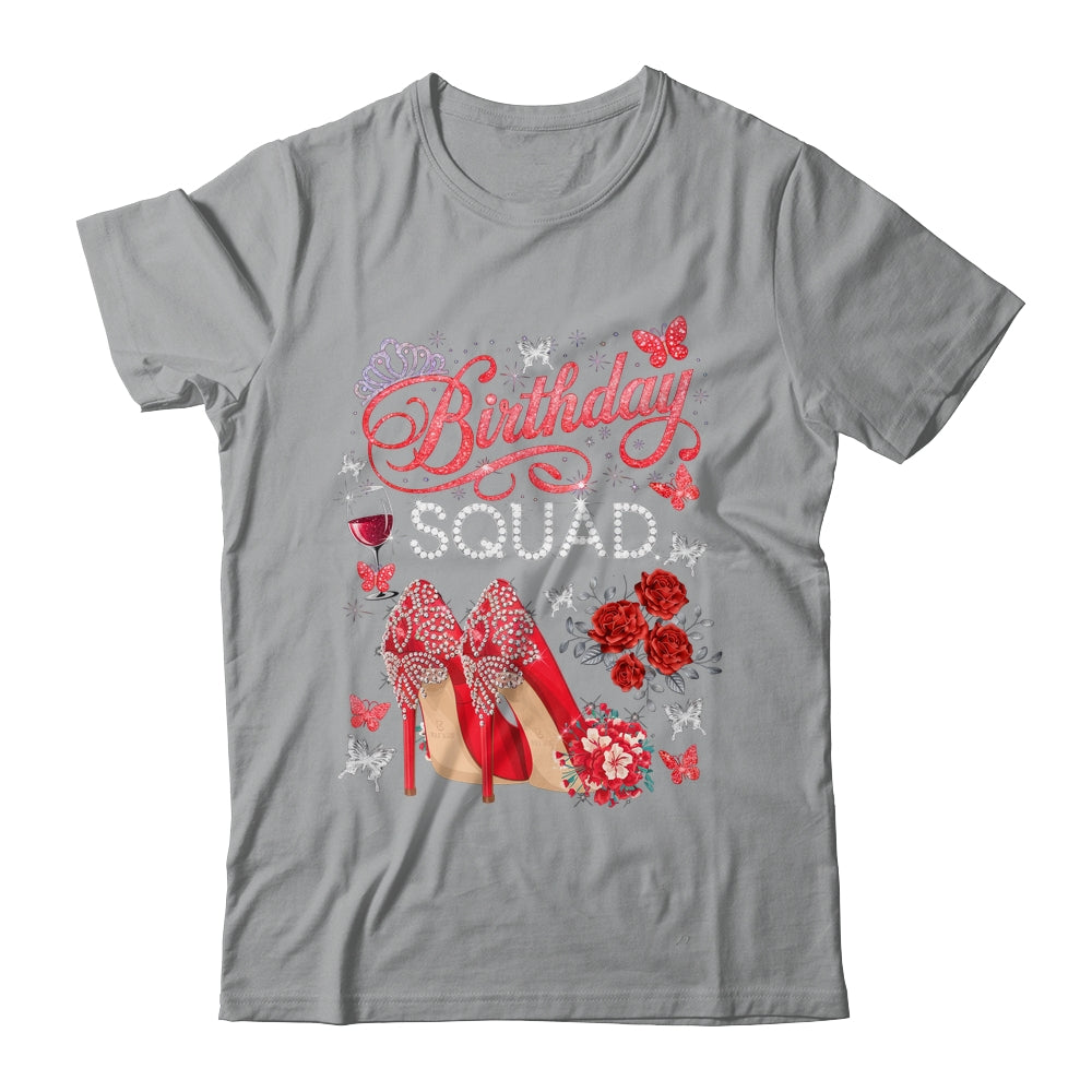 Birthday Squad Diva Squad Crown Hearts High Heel Women Shirt & Tank Top | siriusteestore