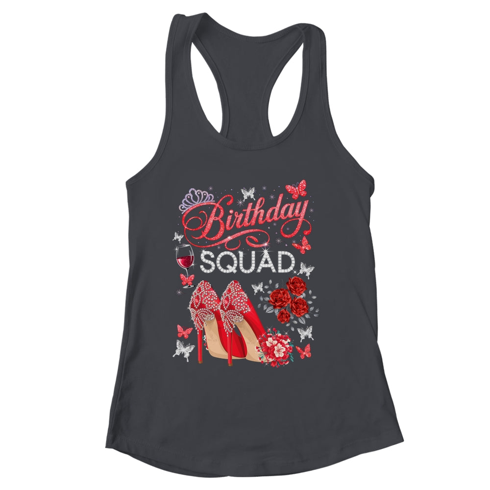 Birthday Squad Diva Squad Crown Hearts High Heel Women Shirt & Tank Top | siriusteestore