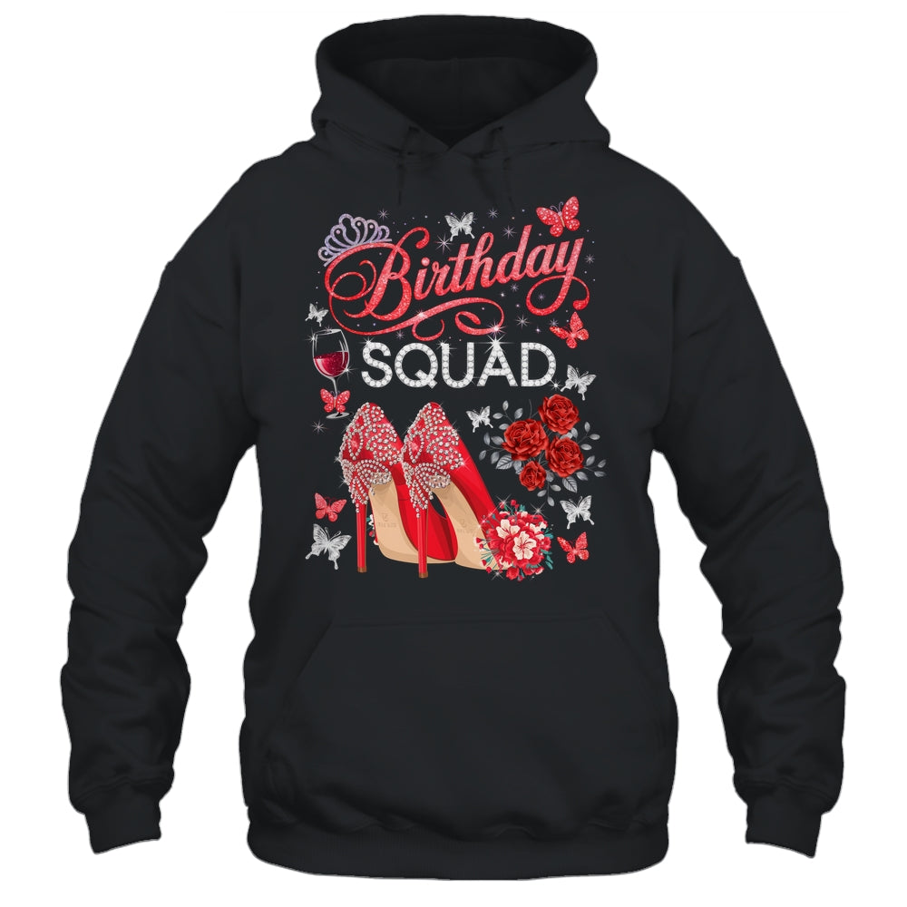 Birthday Squad Diva Squad Crown Hearts High Heel Women Shirt & Tank Top | siriusteestore
