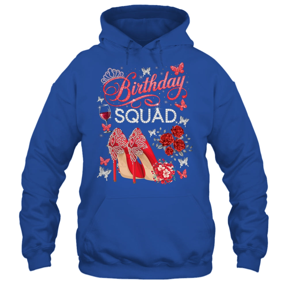 Birthday Squad Diva Squad Crown Hearts High Heel Women Shirt & Tank Top | siriusteestore