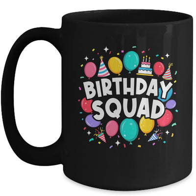 Birthday Squad Matching Family Birthday Crew Party Ideas Mug | siriusteestore
