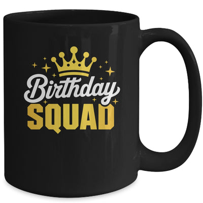 Birthday Squad Men Women Kids Funny Family Birth Team Mug | siriusteestore