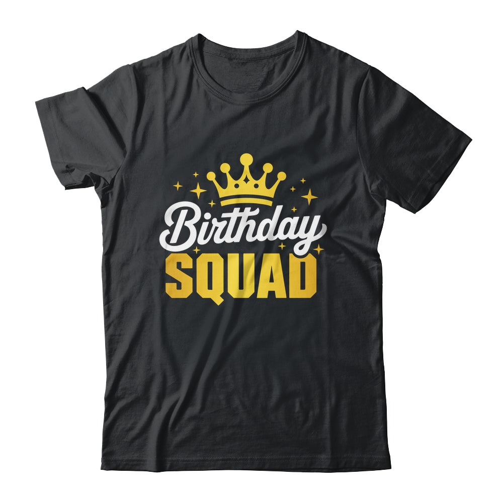 Birthday Squad Men Women Kids Funny Family Birth Team Shirt & Tank Top | siriusteestore