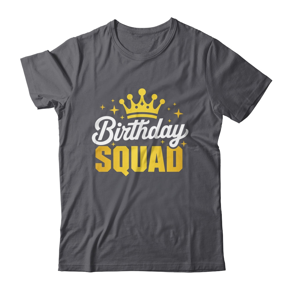 Birthday Squad Men Women Kids Funny Family Birth Team Shirt & Tank Top | siriusteestore