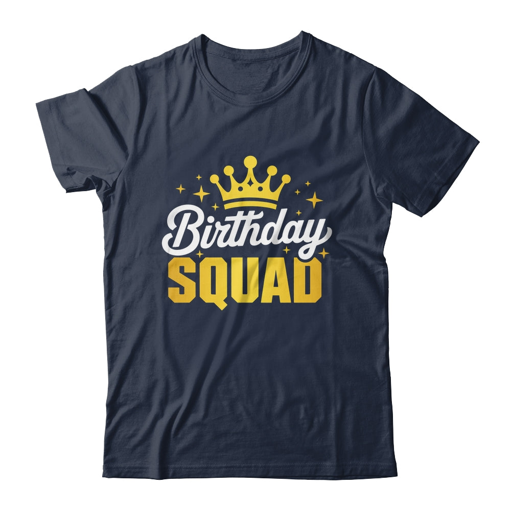 Birthday Squad Men Women Kids Funny Family Birth Team Shirt & Tank Top | siriusteestore