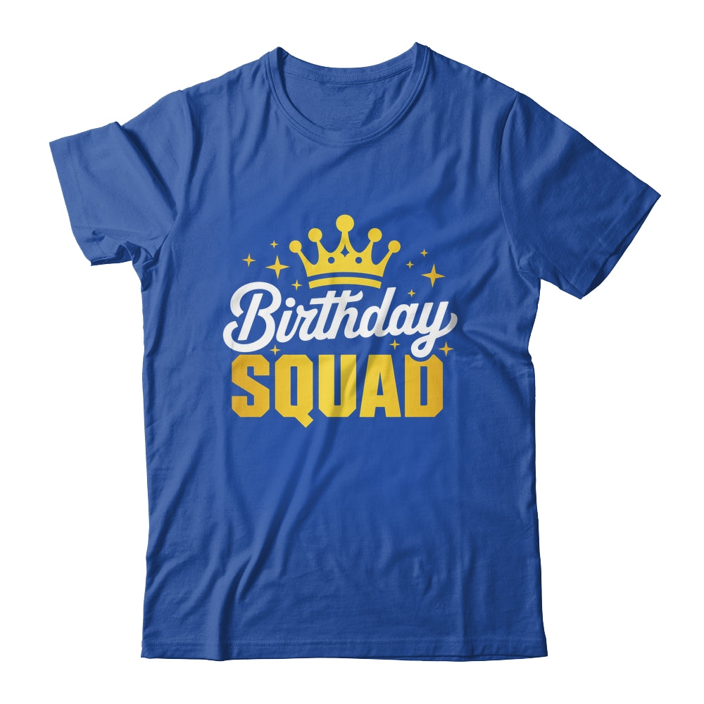 Birthday Squad Men Women Kids Funny Family Birth Team Shirt & Tank Top | siriusteestore
