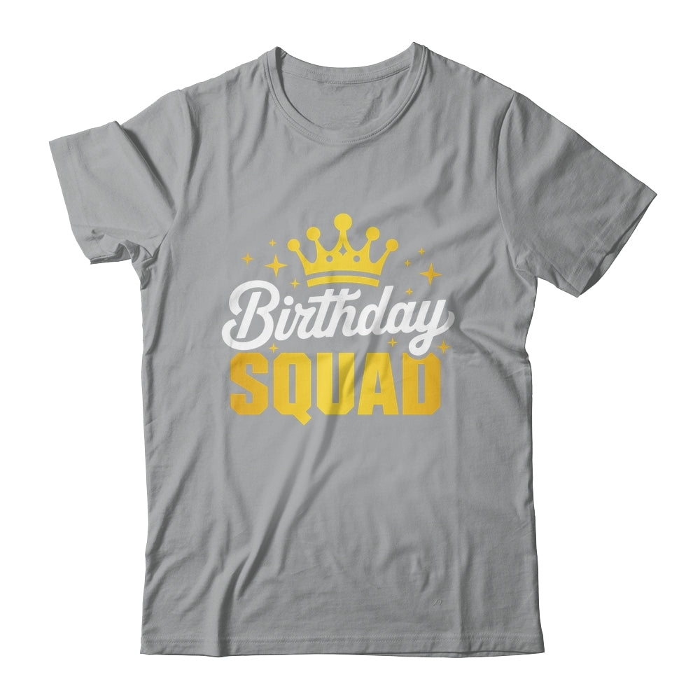 Birthday Squad Men Women Kids Funny Family Birth Team Shirt & Tank Top | siriusteestore