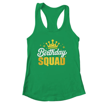 Birthday Squad Men Women Kids Funny Family Birth Team Shirt & Tank Top | siriusteestore