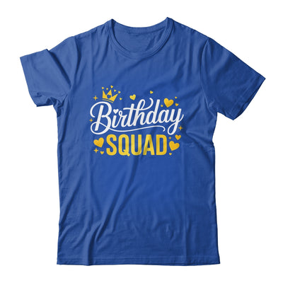 Birthday Squad Party Matching Family Funny Birth Team Shirt & Tank Top | siriusteestore
