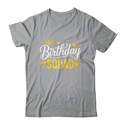 Birthday Squad Party Matching Family Funny Birth Team Shirt & Tank Top | siriusteestore