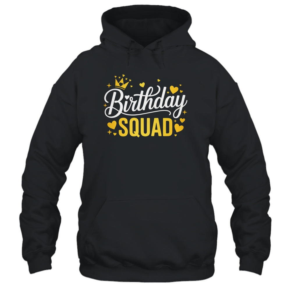 Birthday Squad Party Matching Family Funny Birth Team Shirt & Tank Top | siriusteestore