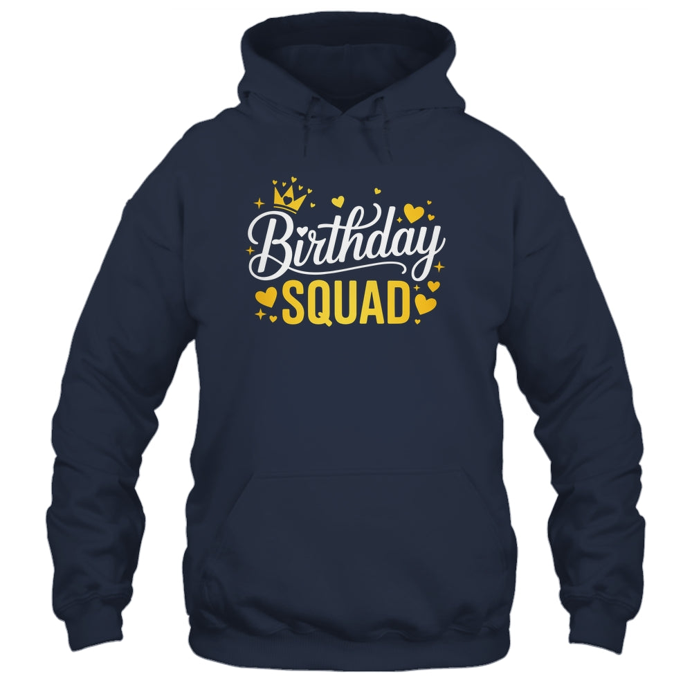 Birthday Squad Party Matching Family Funny Birth Team Shirt & Tank Top | siriusteestore