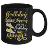 Birthday Squad Shoes Stepping With The Birthday Queen Party Mug | siriusteestore