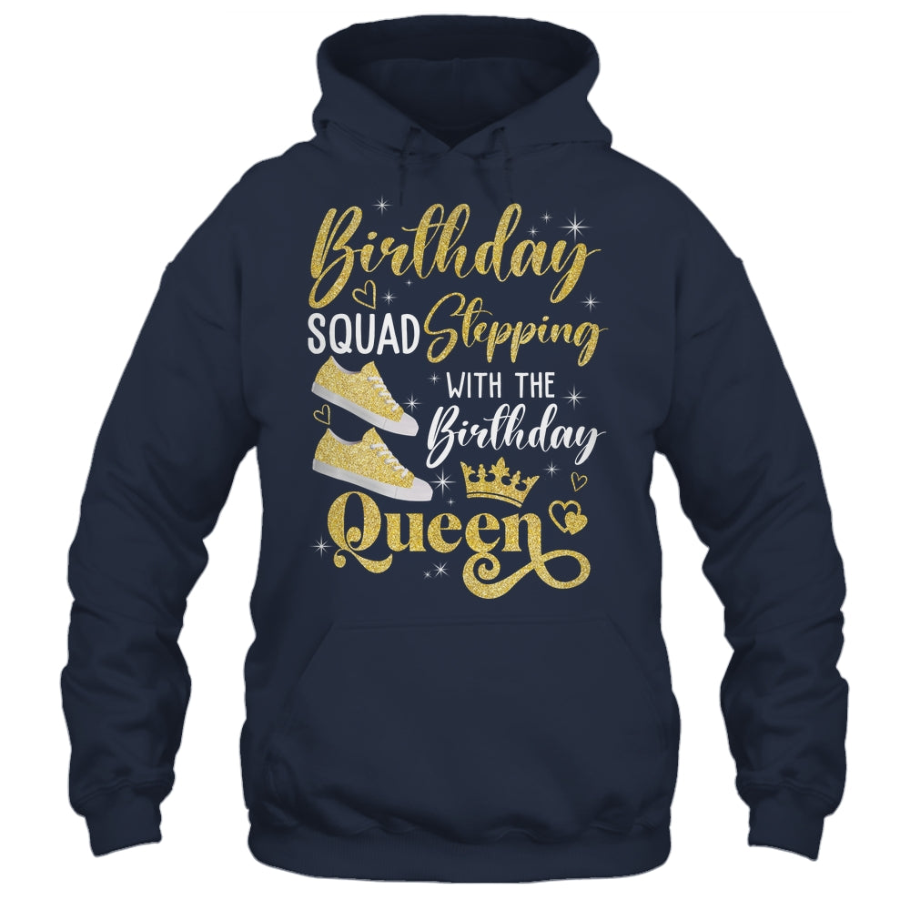 Birthday Squad Shoes Stepping With The Birthday Queen Party Shirt & Tank Top | siriusteestore