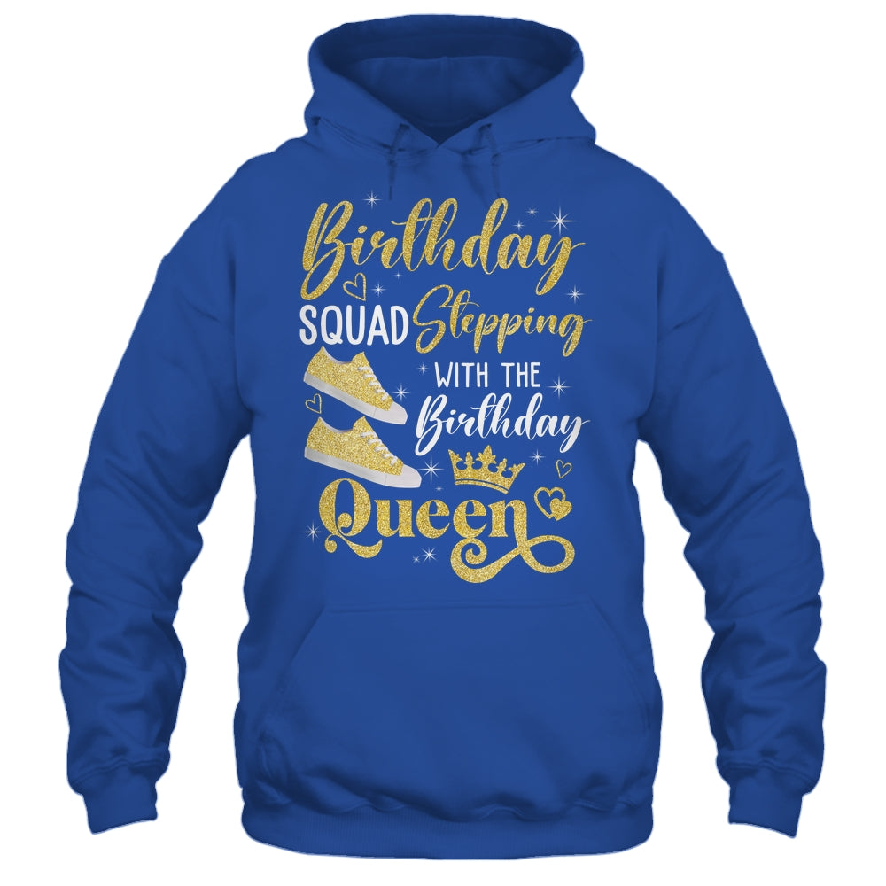 Birthday Squad Shoes Stepping With The Birthday Queen Party Shirt & Tank Top | siriusteestore