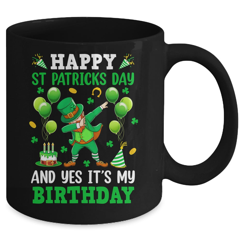 Birthday St Patrick's Day Boys Dabbing Leprechaun Boys Kids Mug | siriusteestore