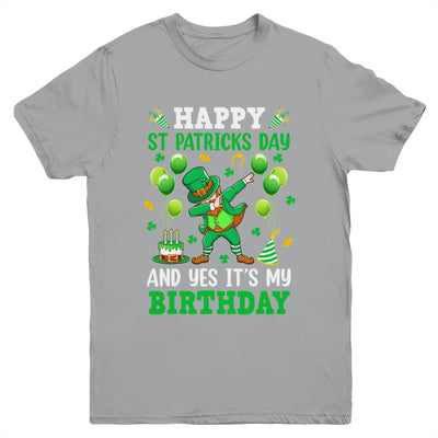 Birthday St Patrick's Day Boys Dabbing Leprechaun Boys Kids Youth Shirt | siriusteestore