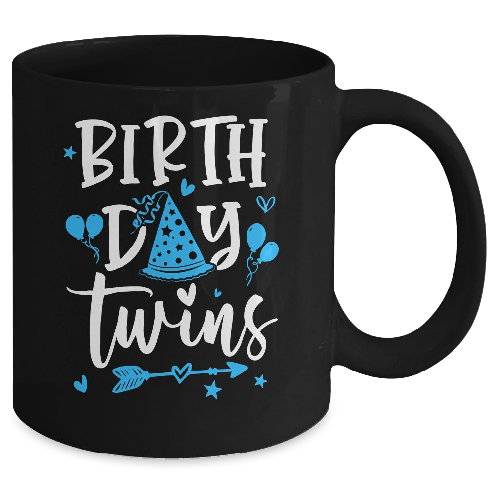 Birthday Twins Celebrate Cute Twins Matching Funny Mug | siriusteestore