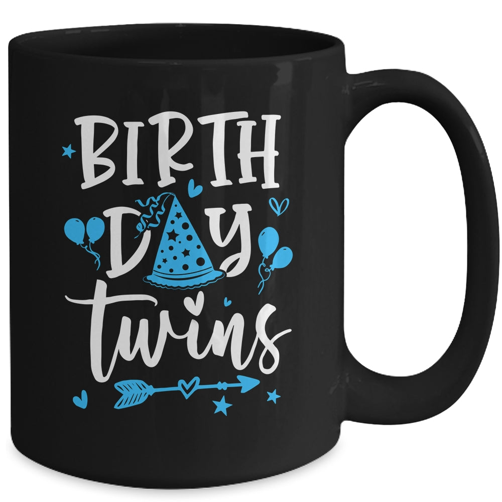Birthday Twins Celebrate Cute Twins Matching Funny Mug | siriusteestore