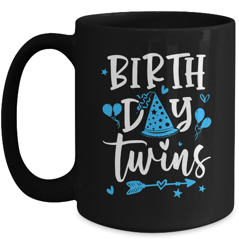 Birthday Twins Celebrate Cute Twins Matching Funny Mug | siriusteestore